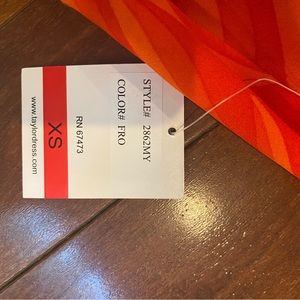 Taylor dress XS red/orange dress